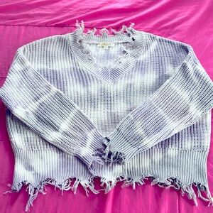 NWOT Long sleeve crop sweater